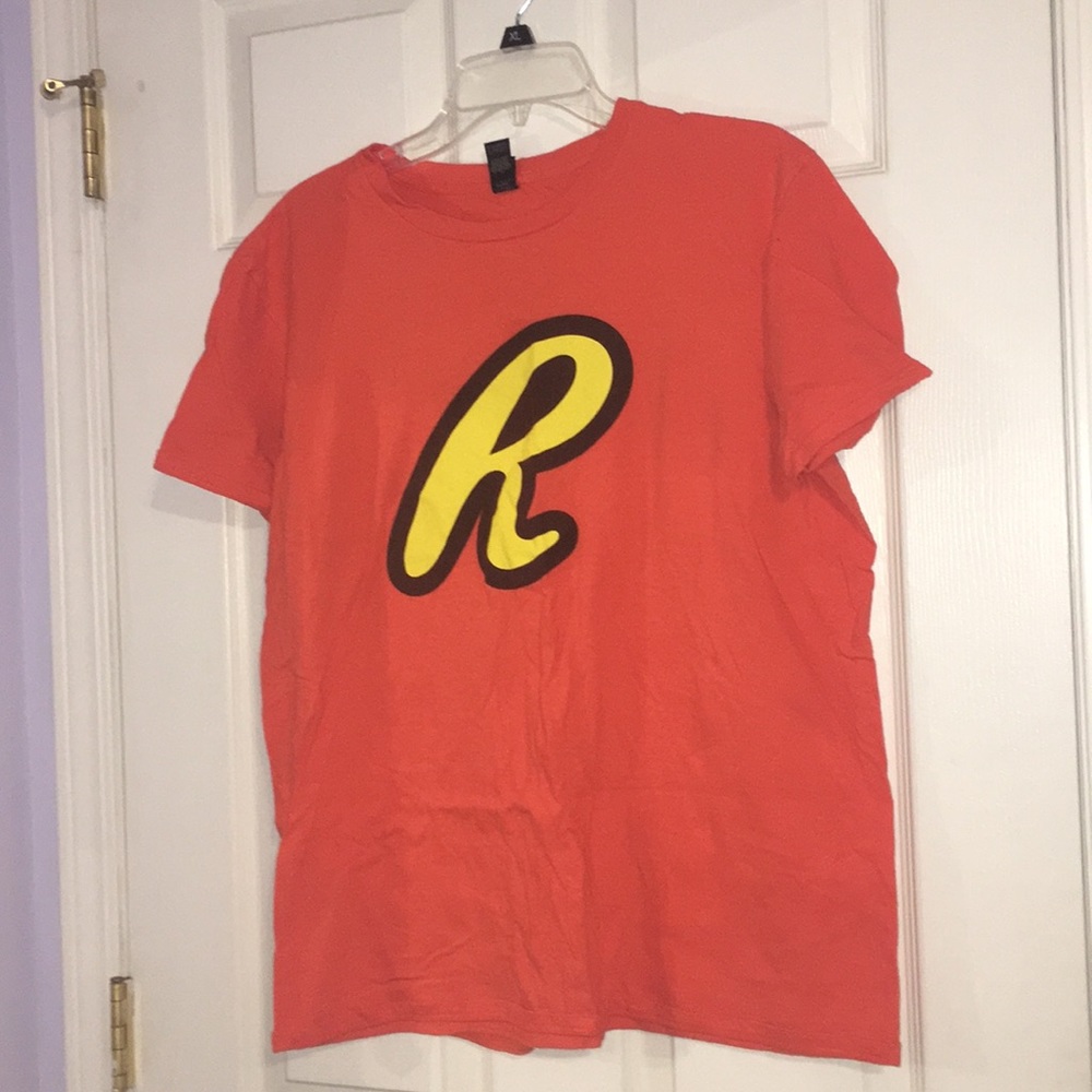 Orange Reese’s Hershey’s shirt